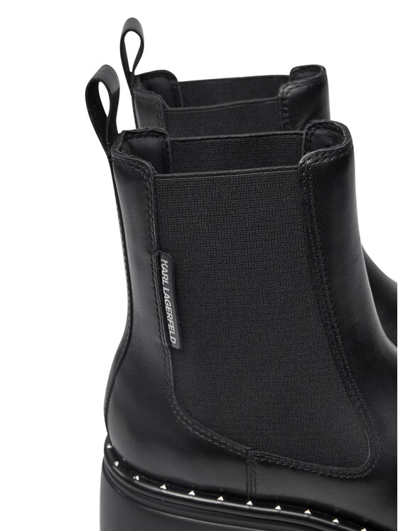 KARL LAGERFELD KARL LAGERFELD Chelsea cipele KL45344 Crna