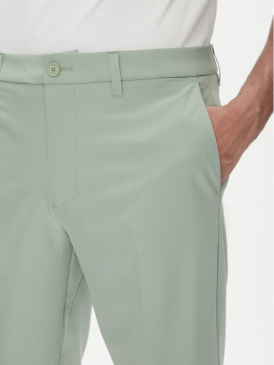 BOSS BOSS Bavlnené šortky S_Commuter_10.5 inch 50540337 Zelená Slim Fit