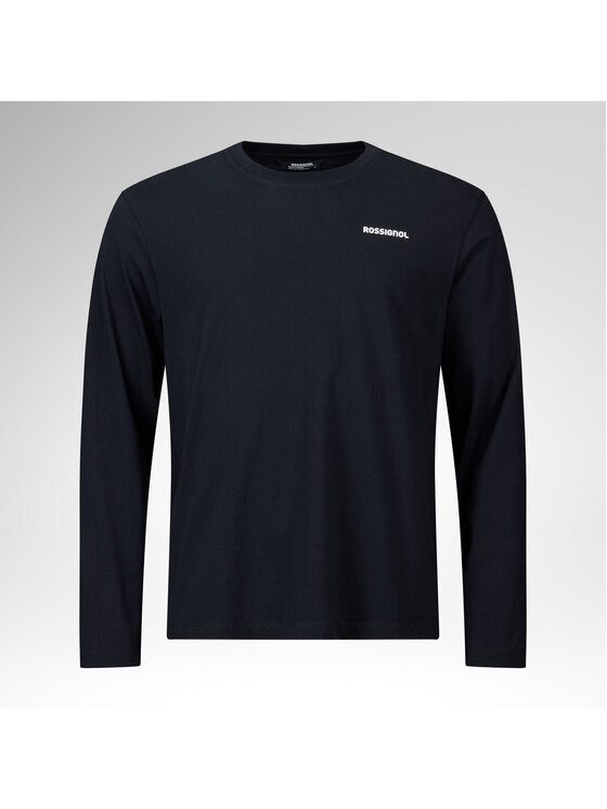 Rossignol Rossignol Longsleeve M Long Sleeve Tee Czarny Regular Fit