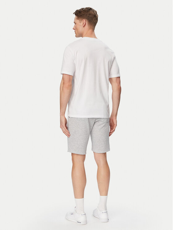 Jack & Jones Jack & Jones Set tricou și pantaloni scurți Brandon 12298184 Alb Regular Fit