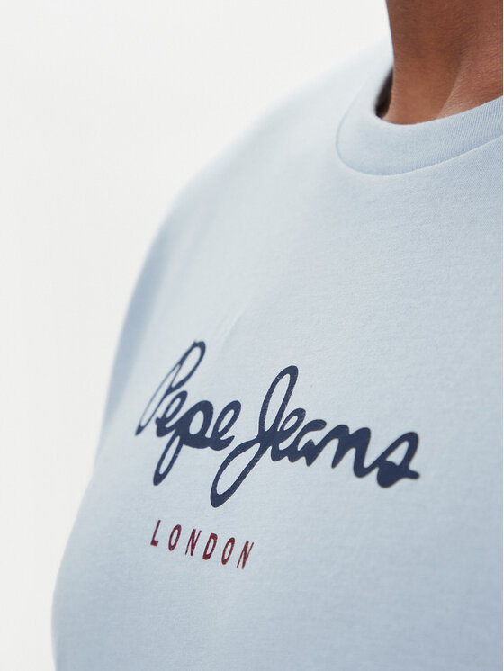 Pepe Jeans Pepe Jeans T-särk Eggo N PM509979 Sinine Regular Fit