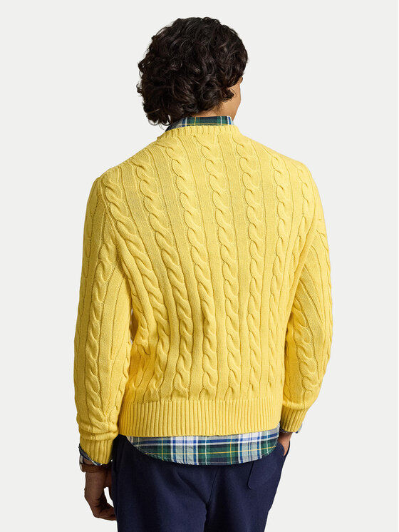 Polo Ralph Lauren Polo Ralph Lauren Sweater 710775885549 Sárga Regular Fit