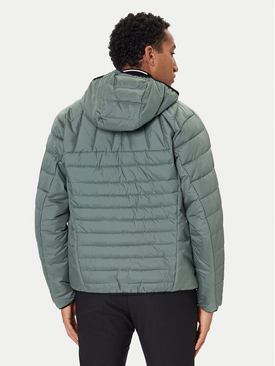 BOSS BOSS Bunda pro přechodné období Ow Urbanex JT HD 50549181 Zelená Regular Fit