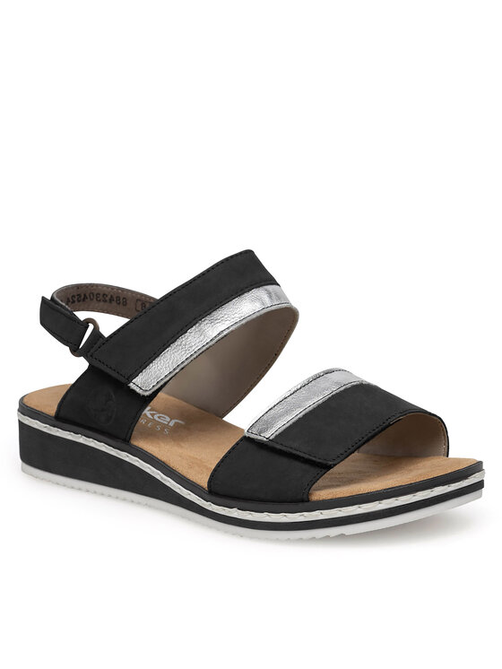 Rieker Rieker Sandalen V36B9-14 Schwarz