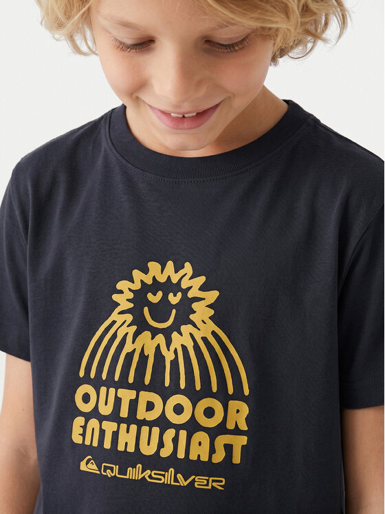 Quiksilver Quiksilver T-shirt Ev Spot On EQKZT03571 Tamnoplava Regular Fit