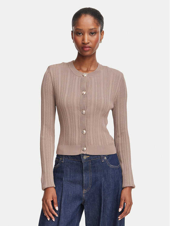 Guess Кардиган W6YR26 Z0973 Бежов Regular Fit