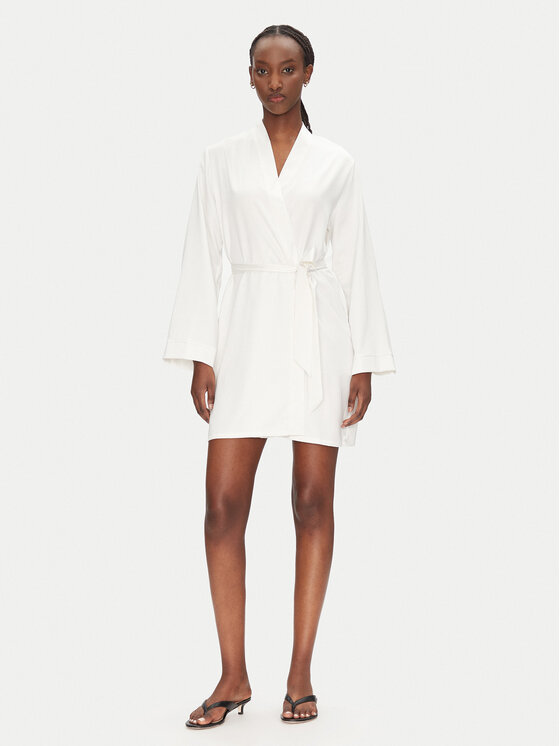 Hunkemöller Hunkemöller Bademantel Bridal 302071 Weiß