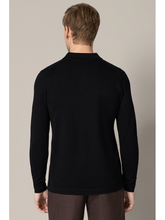 Lancerto Lancerto Polo Patrizio SW073126000002 Czarny Regular Fit