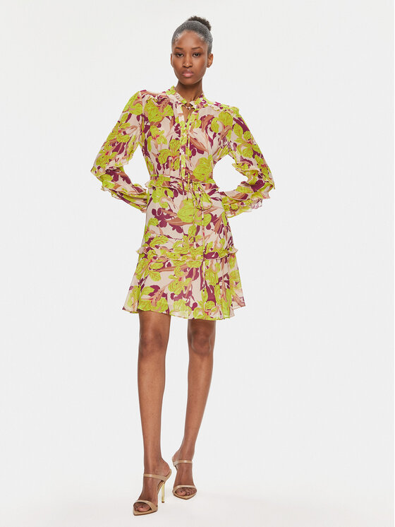 PINKO Pinko Kleid für den Alltag Piccadilly 101493 A155 Bunt Regular Fit