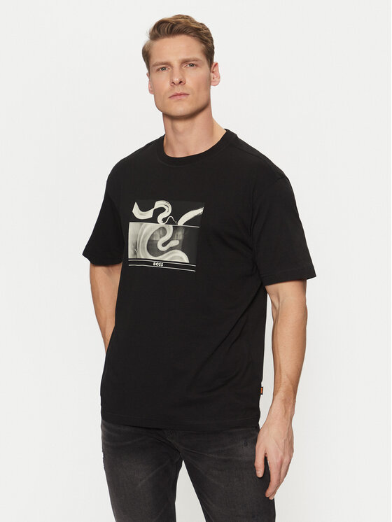 BOSS BOSS T-Shirt 50534919 Czarny Regular Fit