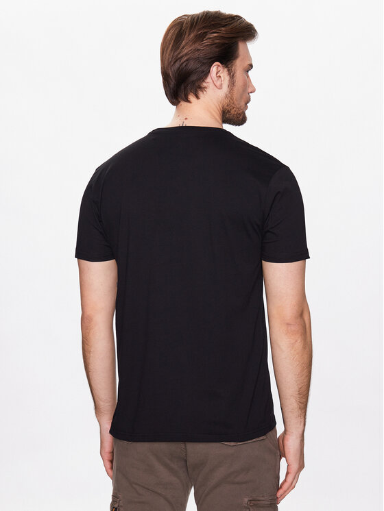 Alpha Industries Alpha Industries T-Shirt Basic 100501RB Czarny Regular Fit