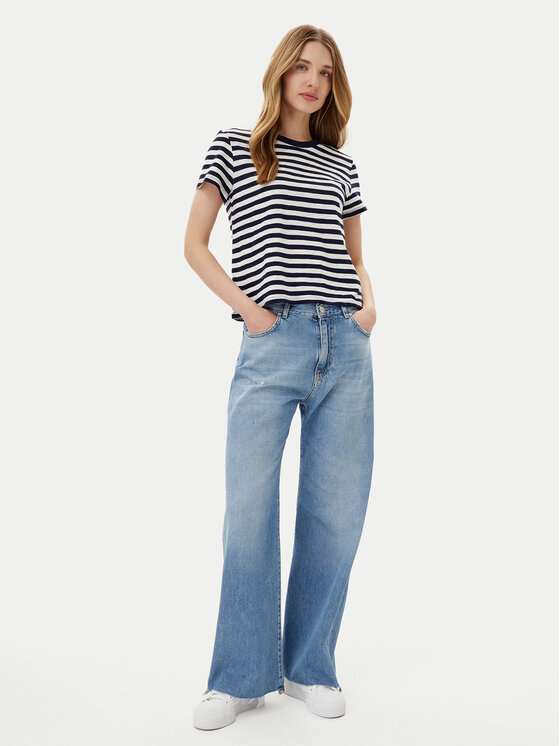 Gap Gap Póló 723661-00 Sötétkék Regular Fit