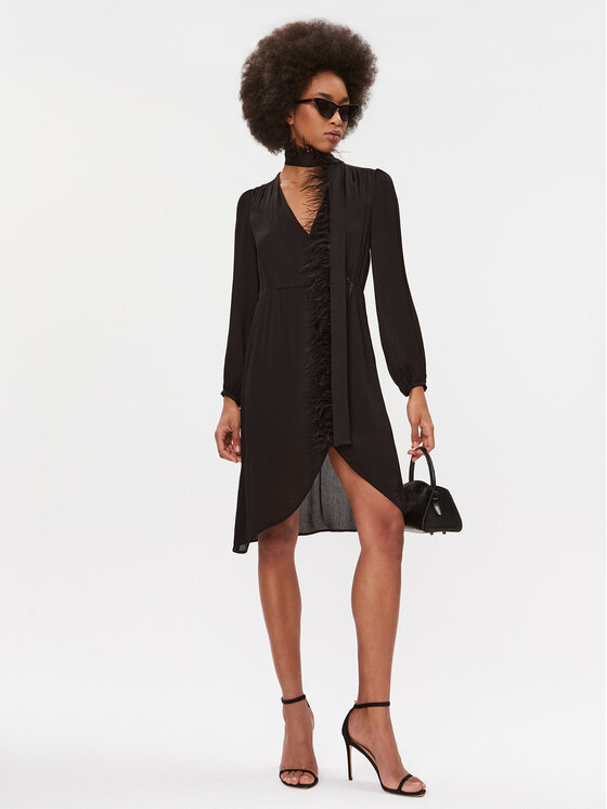 TWINSET TWINSET Rochie cocktail 232TP2350 Negru Regular Fit
