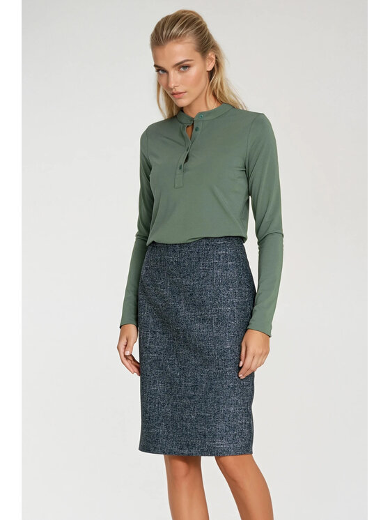 NIFE NIFE Halenka B195 Zelená Comfort Fit