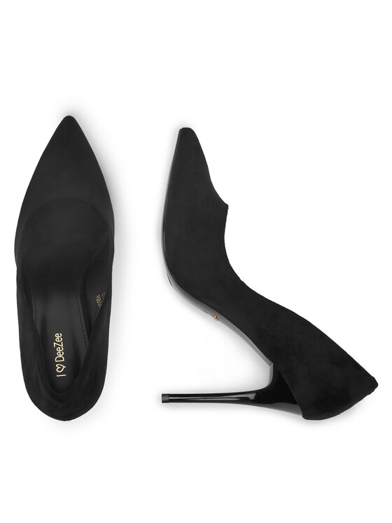 DeeZee DeeZee Pantofi cu toc subțire DZ0031 Negru