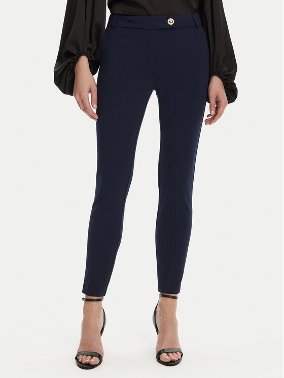 Rinascimento Pantaloni di tessuto CFC0122742003 Blu scuro Regular Fit, taglia : M