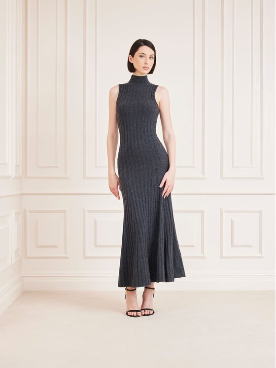 Guess Guess Sukienka codzienna 168215 Szary Classic Fit