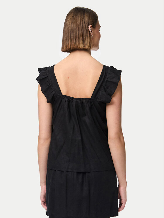 Pieces Pieces Блуза Pia 17154740 Черен Regular Fit
