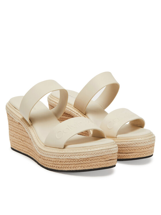 Calvin Klein Calvin Klein Espadrilles Wedge Sandal 50 - He HW0HW02375 Ekru