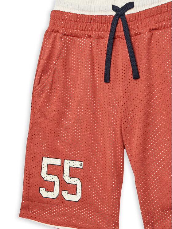United Colors Of Benetton United Colors Of Benetton Sportske kratke hlače 3FJGC903C Crvena Regular Fit