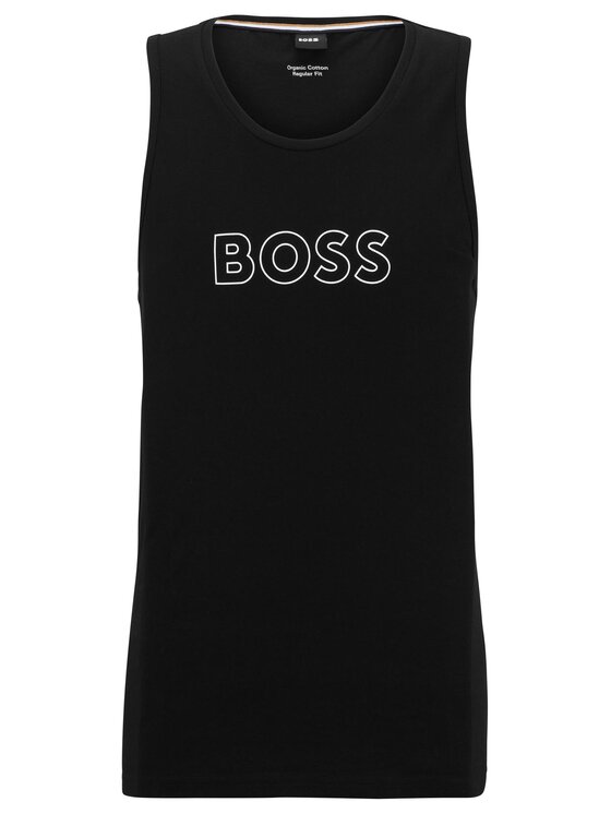 BOSS Boss Tank top 50491711 Crna Regular Fit