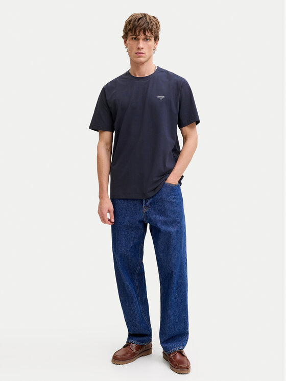 Jack & Jones Jack & Jones T-Shirt Tyler 12292383 Tmavomodrá Regular Fit