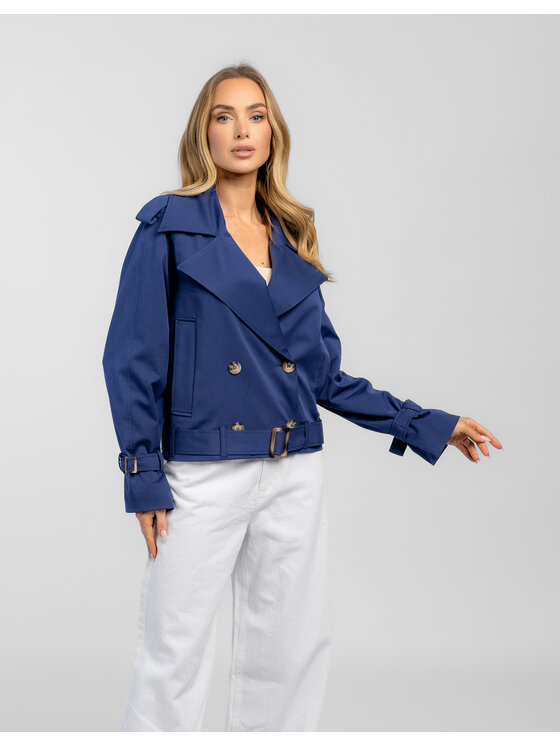 Salme Salme Trencz Ada Granatowy Regular Fit