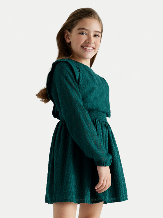 Mayoral Mayoral Vestito elegante 7977 Verde Regular Fit