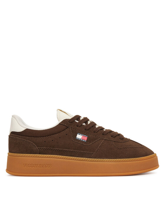 Tommy Hilfiger Sneakersy The Greenwich Edge Max Suede EN0EN02989 Hnedá