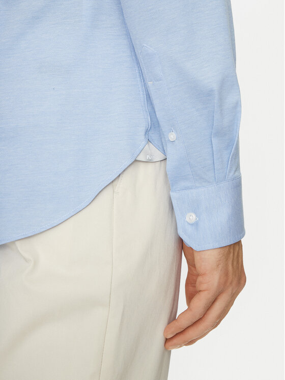 Michael Kors Michael Kors Koszula MD0MD91392 Błękitny Slim Fit