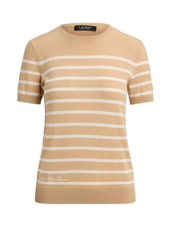 LAUREN RALPH LAUREN LAUREN RALPH LAUREN T-Shirt Eyelah 200P13973002 Μπεζ Regular Fit