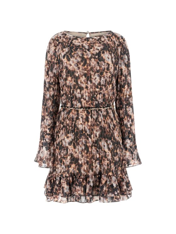 Guess Guess Kleid für den Alltag 180408 Braun Classic Fit