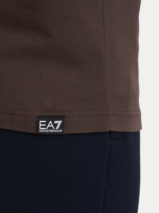 EA7 Emporio Armani EA7 Emporio Armani Majica 7M002131 AF12957 U6027 Temno rjava Regular Fit