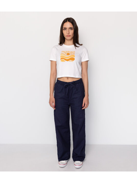 Lee Cooper Lee Cooper Spodnie materiałowe LIANA 3600 Granatowy Comfort Fit