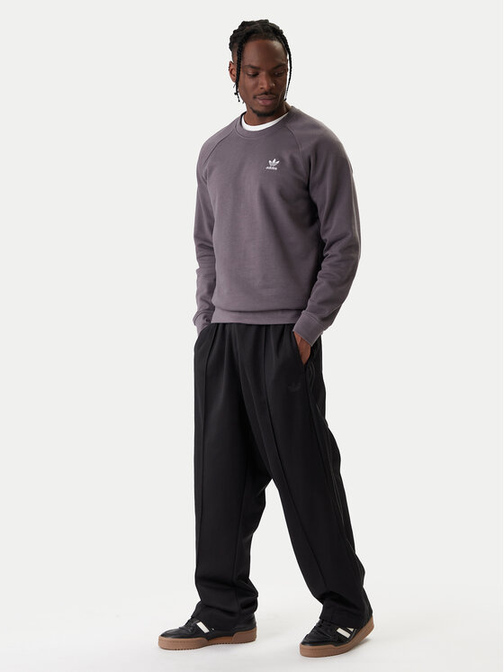 adidas adidas Felpa Trefoil Essentials JW3598 Grigio Regular Fit