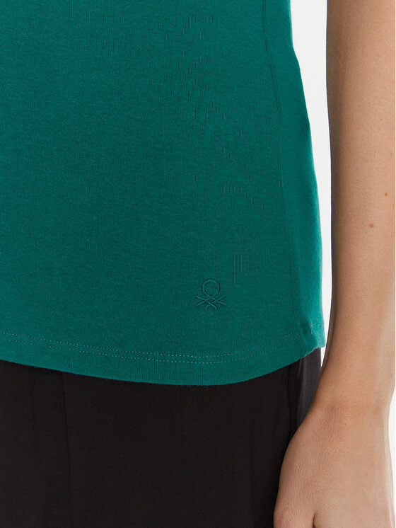 United Colors Of Benetton United Colors Of Benetton Tricou 3GA2E16A0 Albastru Regular Fit