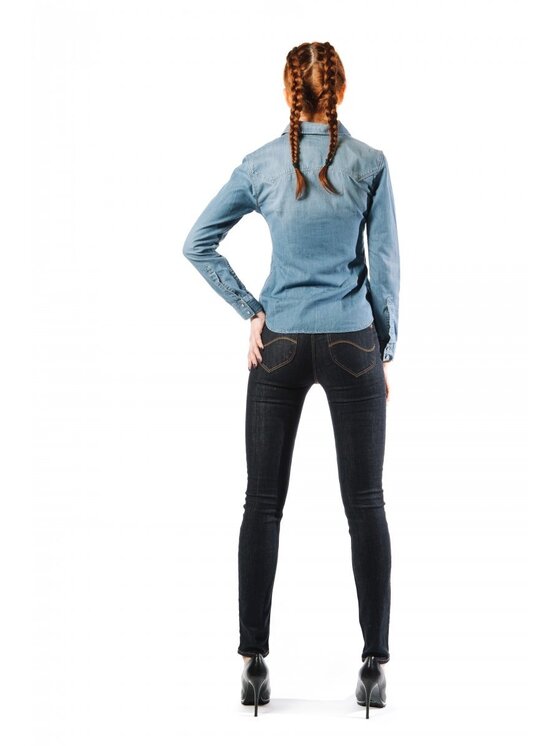 Lee Lee Jeansy SKYLER Niebieski Skinny Fit