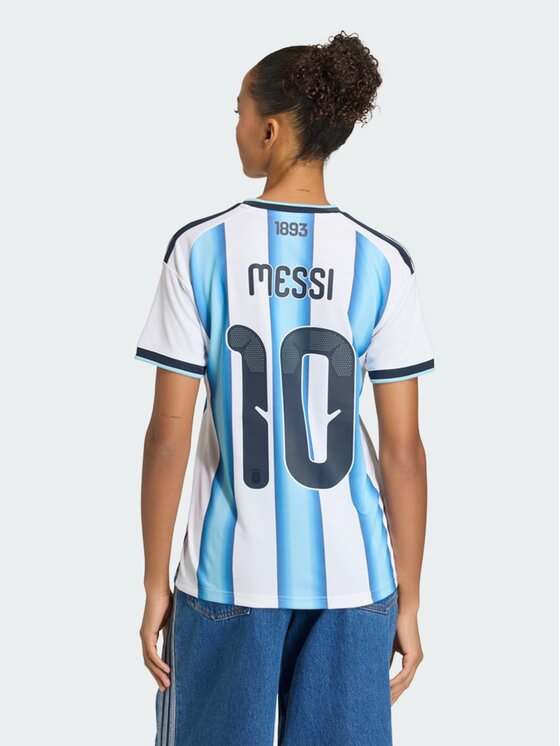 adidas adidas Koszulka techniczna Argentina 26 Messi Home Jersey Biały Regular Fit