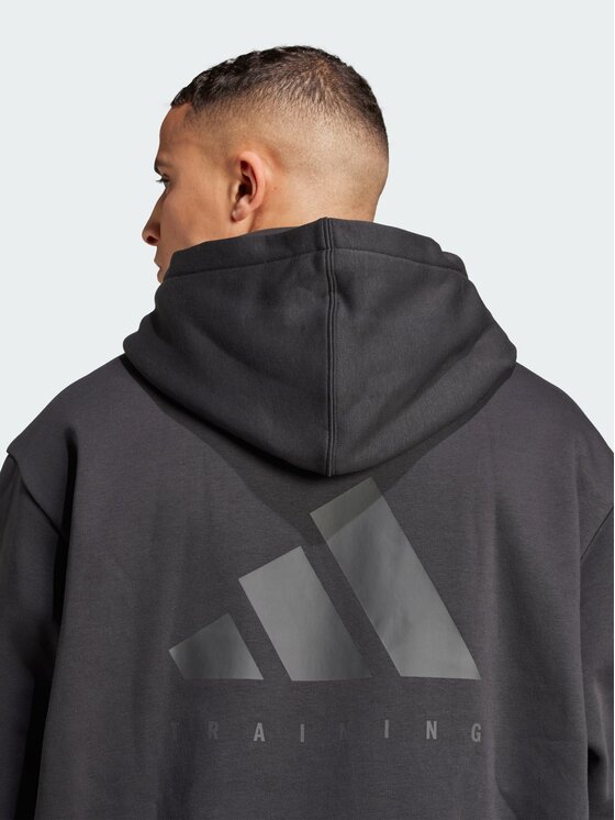 adidas adidas Bluza techniczna 167504 Czarny Oversize