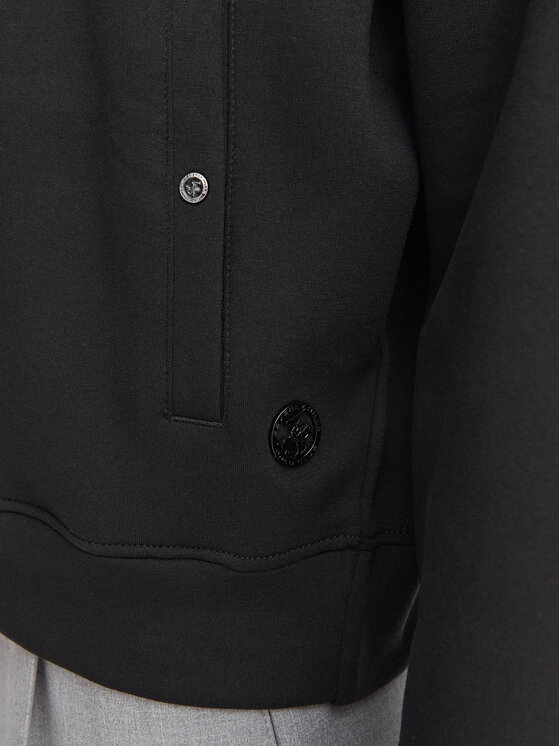 Beverly Hills Polo Club Beverly Hills Polo Club Majica dugih rukava L6603T-HR Crna Relaxed Fit