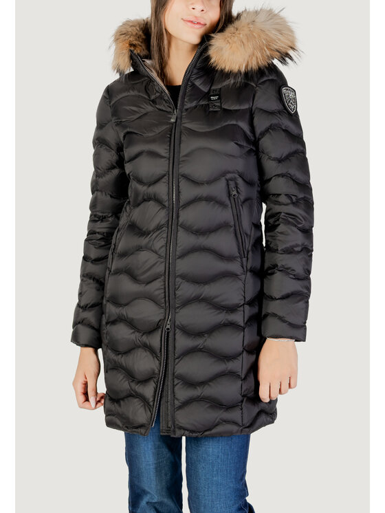 Blauer Blauer Trench LYNEL Nero Casual Fit