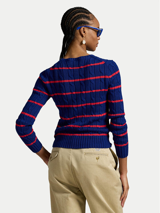 Polo Ralph Lauren Polo Ralph Lauren Pulover 211972119001 Mornarsko modra Slim Fit