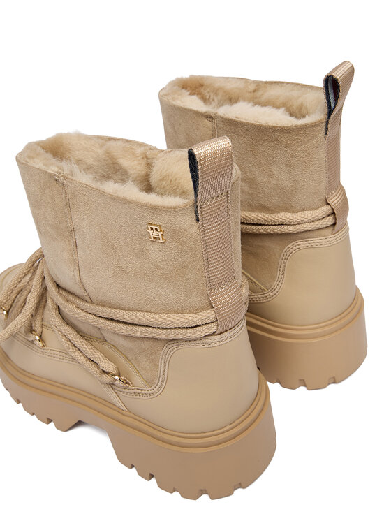 Tommy Hilfiger Tommy Hilfiger Śniegowce FW0FW08996 Beżowy