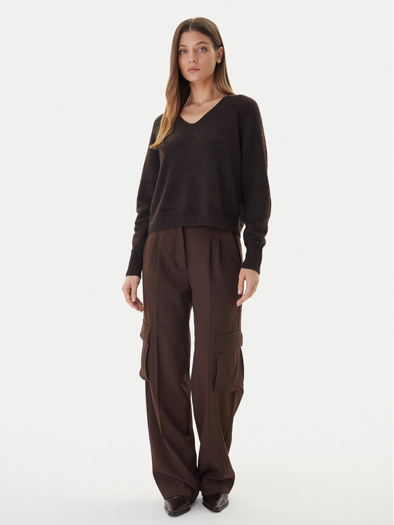 Vero Moda Vero Moda Πουλόβερ Aquarius 10331898 Καφέ Regular Fit