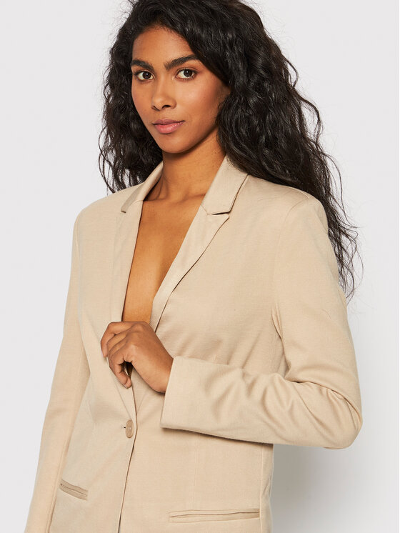 Brave Soul Brave Soul Suknjič LJK-TIFFANY Bež Regular Fit