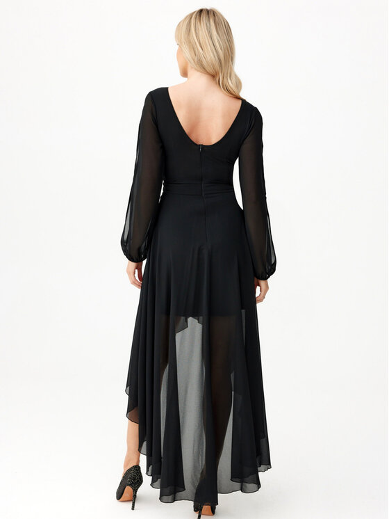 Roco Fashion Roco Fashion Sukienka letnia Romee Czarny Regular Fit