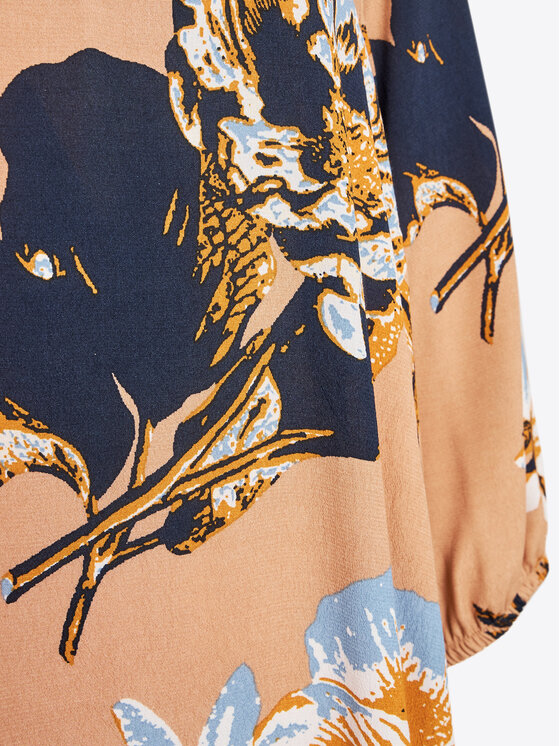 Zizzi Zizzi Повсякденна сукня V00057I Бежевий Regular Fit