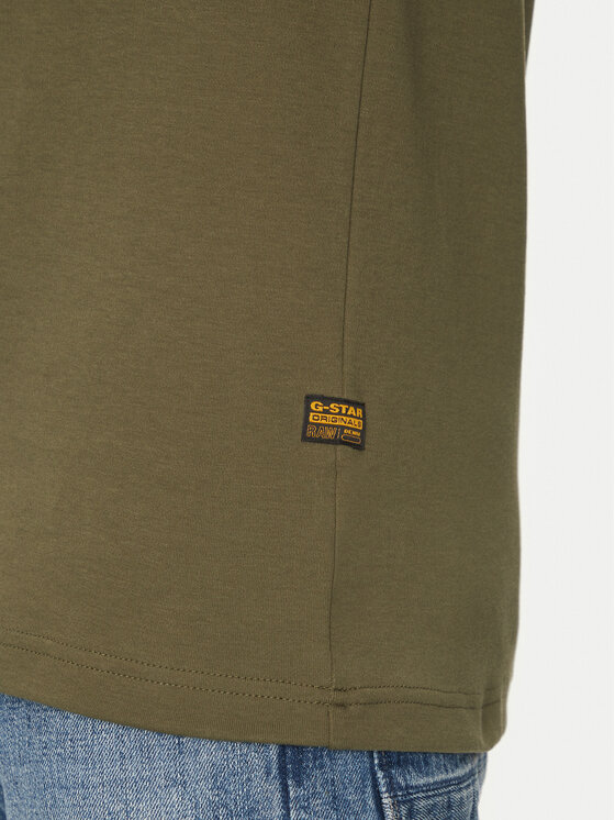 G-Star Raw G-Star Raw Tričko Old Skool D25967-C812 110 Zelená Regular Fit