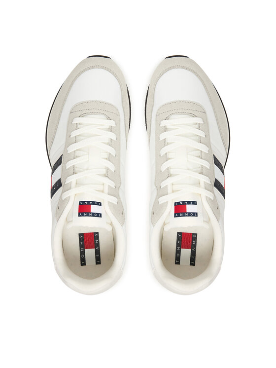 Tommy Jeans Tommy Jeans Sneakersy Tjm Classic Runner EM0EM01709 Bílá