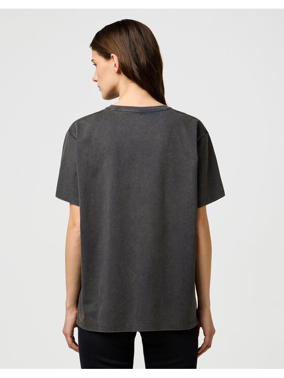 Wrangler Wrangler T-Shirt 112370766 Czarny Regular Fit